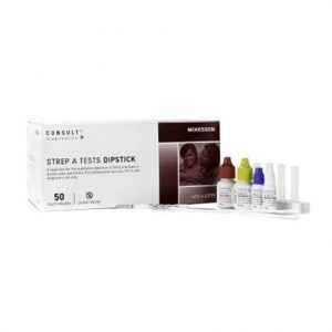 McKesson Consult Strep A Dipstick Test Kit Health Products