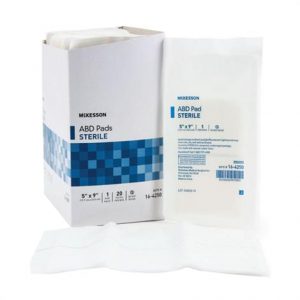 McKesson Non-Woven Sterile Combine Abdominal Pad Health Products