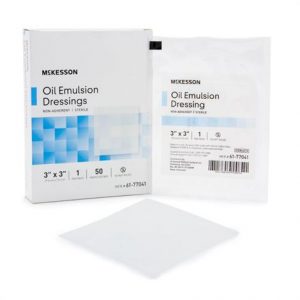 McKesson Oil Emulsion Non-Adhering Impregnated Dressing Health Products