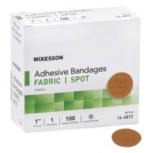 McKesson Sheer Spot Round Adhesive Bandage Health Products