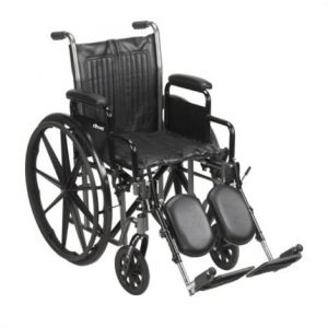 McKesson Standard Wheelchair With Detachable Padded Desk Arms Health Products