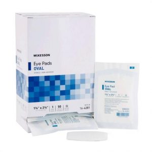 McKesson Sterile Oval Eye Pads Health Products