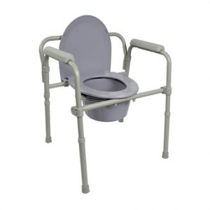 Mckesson 3-in-1 Fixed Arm Commode Chair With Steel Frame Health Products