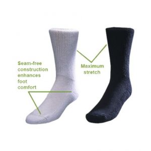 Medicool White Diasox Socks Health Products