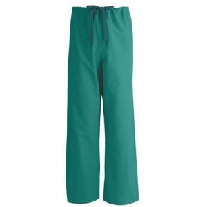 Medline AngelStat Unisex Reversible Drawstring Scrub Pant- Emerald Health Products