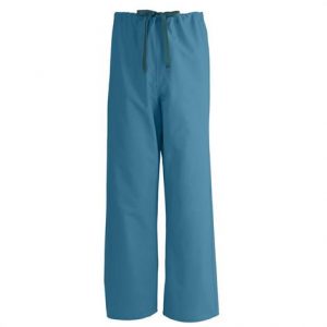 Medline AngelStat Unisex Reversible Drawstring Scrub Pants - Peacock Health Products