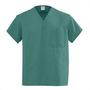 Medline AngelStat Unisex Reversible V-Neck Scrub Tops - Emerald Health Products