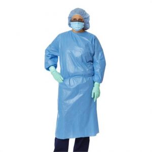 Medline Closed Back Coated Polypropylene Isolation Gowns Health Products