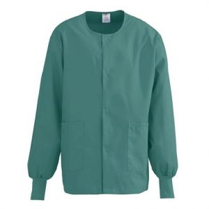 Medline ComfortEase Unisex Crew Neck Warm-Up Jacket - Evergreen Health Products