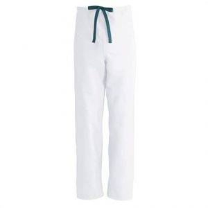 Medline ComfortEase Unisex Reversible Drawstring Pants - White Health Products