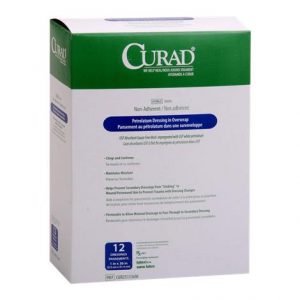 Medline Curad Sterile Overwrap rolatum Gauze Dressing Health Products