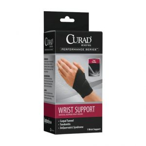 Medline Curad Universal Neoprene Wrap Around Wrist Support Health Products