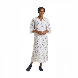 Medline Deluxe Cut Patient Gowns Health Products