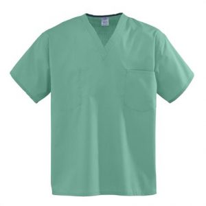 Medline Encore Unisex One-Pocket Reversible Scrub Top - Jade Health Products