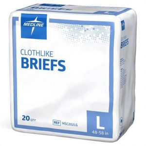 Medline Extra Absorbent Disposable Clothlike Adult Brief Health Products