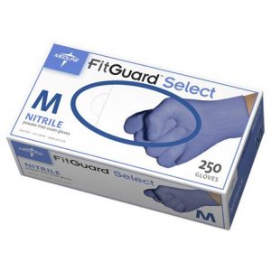 Medline FitGuard Select Powder-Free Nitrile Exam Gloves Health Products