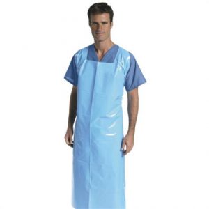 Medline Heavyweight Plastic Aprons Health Products