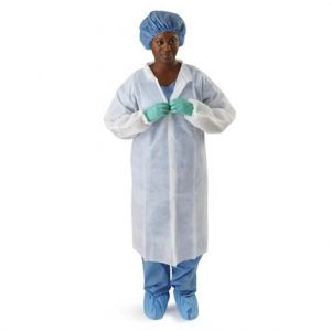 Medline Heavyweight Spunbond Polypropylene Frocks Health Products