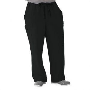 Medline Illinois Ave Mens Athletic Cargo Scrub Pants with 7 Pockets - Black Health Products