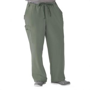 Medline Illinois Ave Mens Athletic Cargo Scrub Pants with 7 Pockets - Olive Health Products