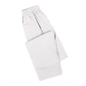 Medline Ladies Elastic Waist Pants - White Health Products