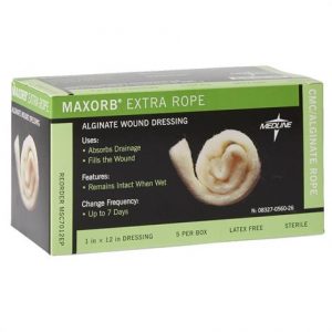 Medline Maxorb Extra CMC/Alginate Rope Wound Dressing Health Products