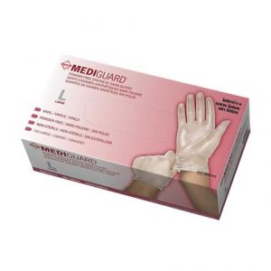 Medline MediGuard Powder-Free Vinyl Synthetic Exam Gloves Health Products