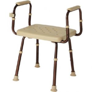 Medline Microban Shower Chair Without Back Health Products