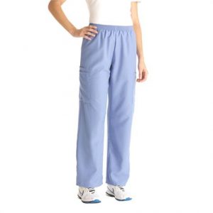 Medline PerforMAX Unisex Elastic Waist Scrub Pants - Ceil Blue Health Products