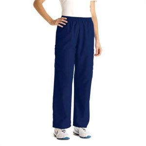 Medline PerforMAX Unisex Elastic Waist Scrub Pants - Navy Health Products