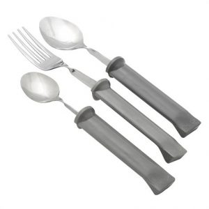 Medline Plastic Handle Twisted Utensils Health Products