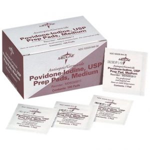 Medline Povidone Prep Pads Health Products