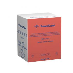 Medline SensiCare Stretch Sterile Powder-Free Vinyl Exam Gloves Health Products