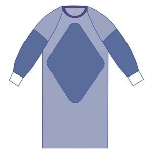 Medline Sterile Fabric-Reinforced Sirus Surgical Gowns with Raglan Sleeve Health Products