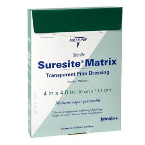 Medline Suresite Matrix Transparent Film Dressing Health Products