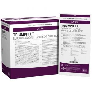 Medline Triumph LT Latex Powder-Free Surgical Gloves Health Products