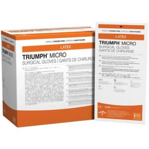 Medline Triumph Micro Latex Powder-Free Surgical Gloves Health Products