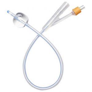 Medline Two-Way 100% Select Silicone Straight Tip Foley Catheter - 10cc Balloon Capacity Health Products