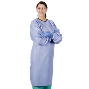 Medline Unisex Blockade Antistatic Barrier Backless Gowns Health Products