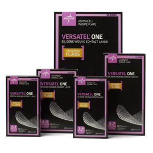 Medline Versatel One Contact Layer Silicone Wound Dressing Health Products