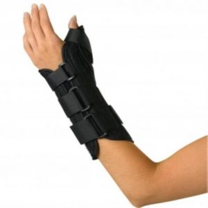 Medline Wrist and Forearm Splint with Abducted Thumb Health Products