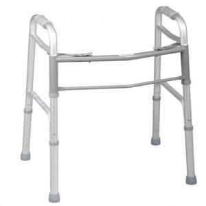 Medline Youth Two-Button Folding Walkers without Wheels Health Products