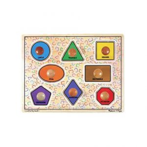 Melissa & Doug Large Shapes Jumbo Knob Puzzle Health Products