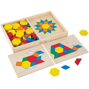 Melissa & Doug Pattern Blocks and Boards Health Products