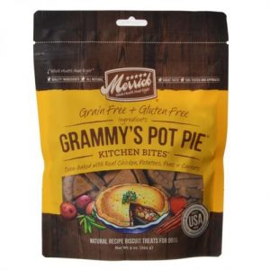 Merrick Kitchen Bites Dog Treats - Grammys Pot Pie Health Products