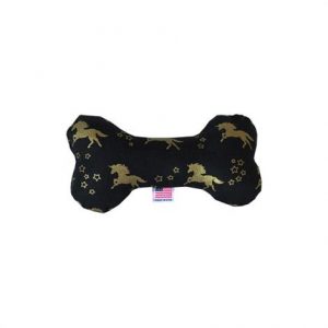 Mirage 6-Inch Bone Dog Toy Golden Unicorn Health Products