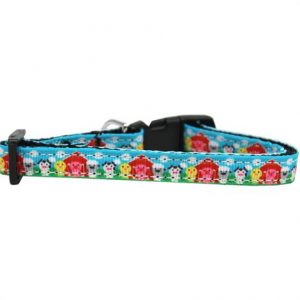 Mirage Barnyard Buddies Nylon Ribbon Dog Collar Health Products