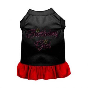 Mirage Birthday Girl Rhinestone Dog Dress Health Products