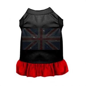 Mirage British Flag Rhinestone Dog Dress Health Products