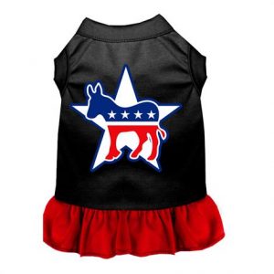 Mirage Democrat Screen Print Dog Dress Health Products